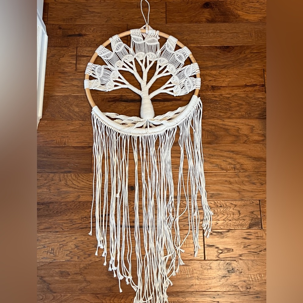 Macrame wall Art almost 22 inch wide, 54 inch tall